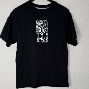 Volcom Men's Black Tee with Graphic Design S/P